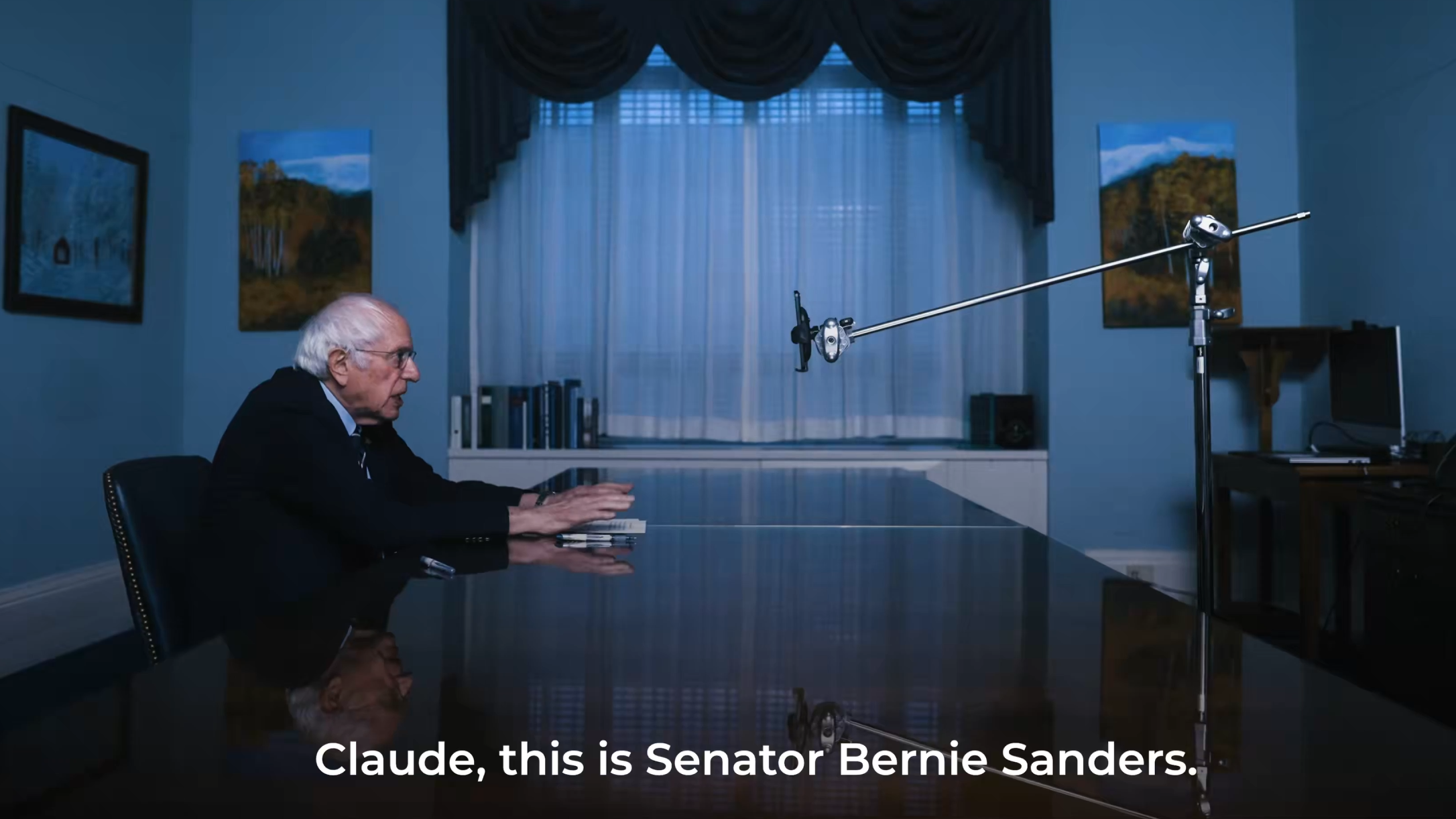 Old man yells at Claude.